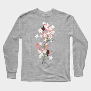 Sakura Birds Long Sleeve T-Shirt